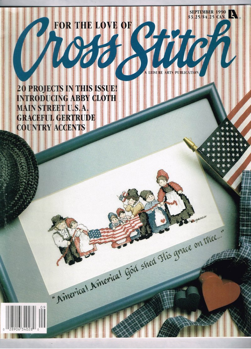 For The Love Of Cross Stitch magazine September 1990