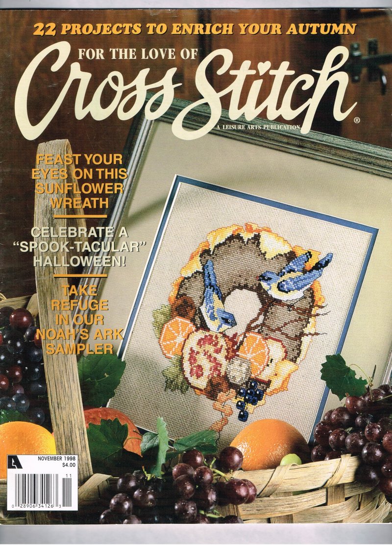For The Love Of Cross Stitch magazine November 1998