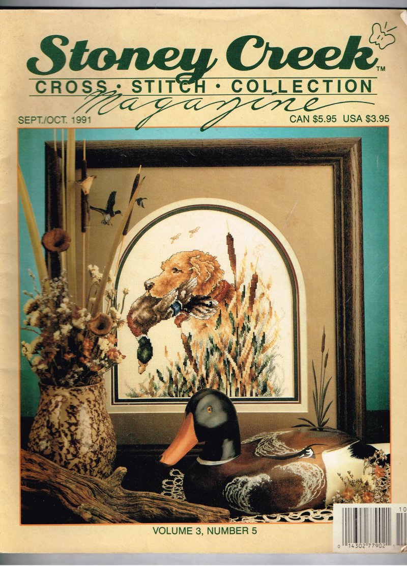 Image 0 of Stoney Creek Cross Stitch Collection Magazine September October 1991