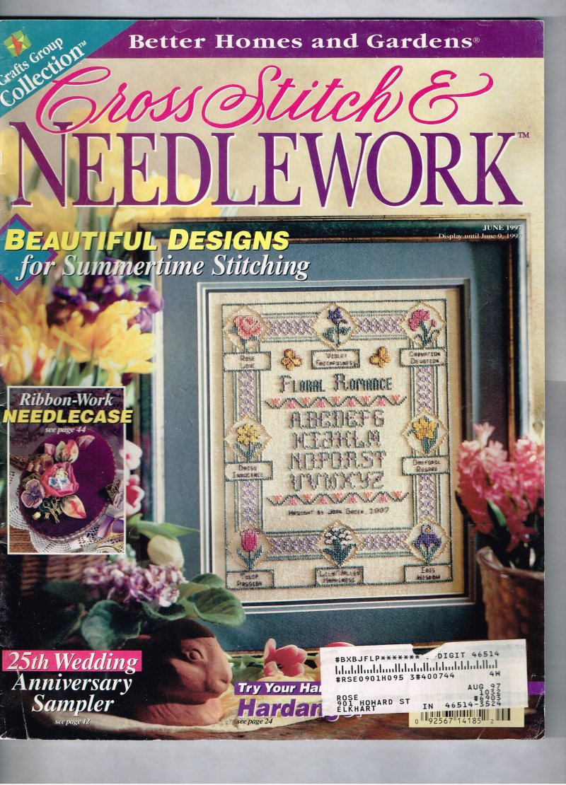 Image 0 of Cross Stitch and Needlework Magazine June 1997