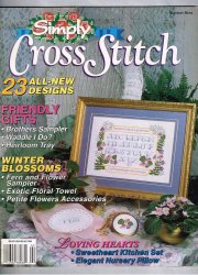 Simply Cross Stitch Magazine Number 9 January February 1993