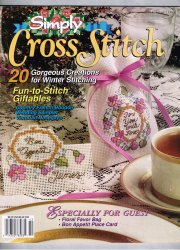 Simply Cross Stitch Magazine Number 3 January February 1992