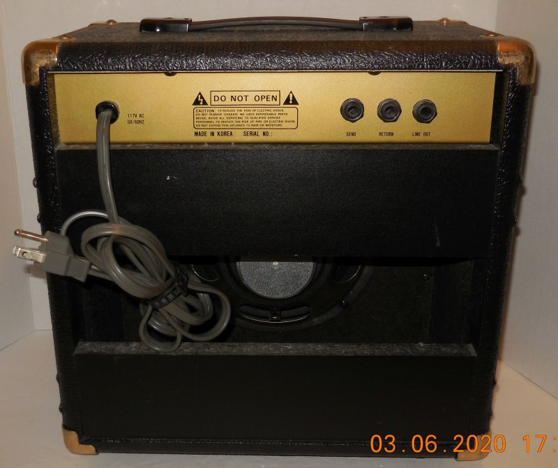 Image 5 of Rogue CG 20 Electric Guitar Practice Combo Amp Rare HTF