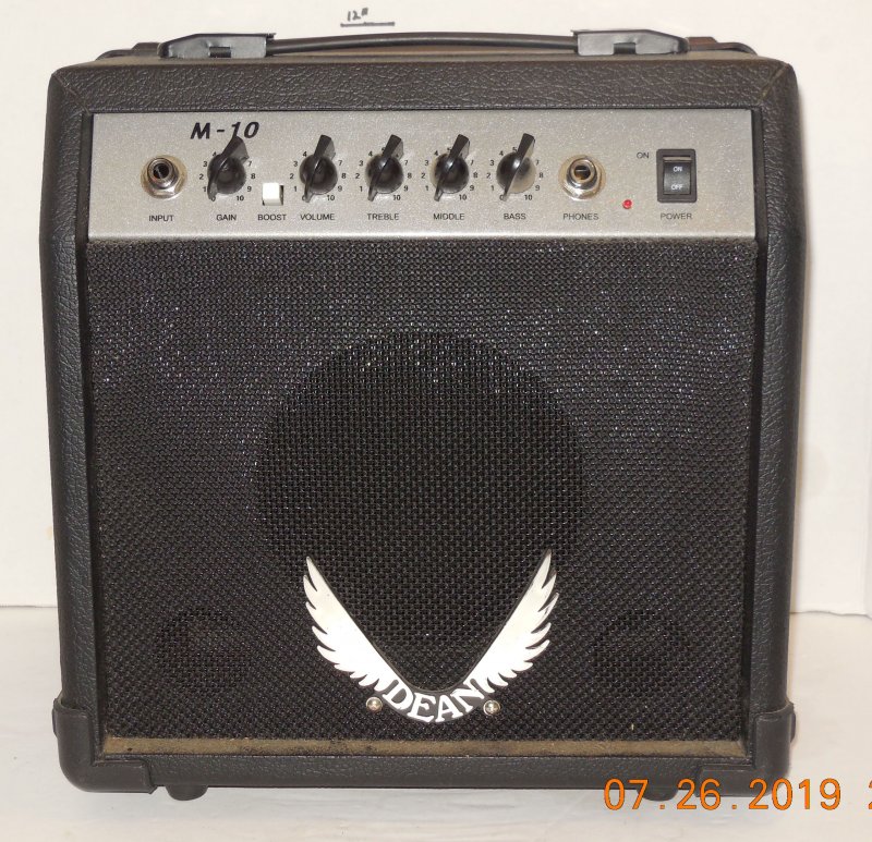 Image 0 of Dean M10 Mean 10 Guitar Practice Amp Rare HTF