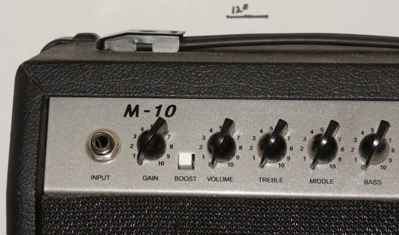 Image 2 of Dean M10 Mean 10 Guitar Practice Amp Rare HTF