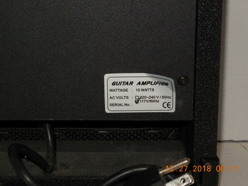 Image 4 of A.D GX-10 Electric Acoustic Guitar Amp Practice Amplifier Rare HTF Black