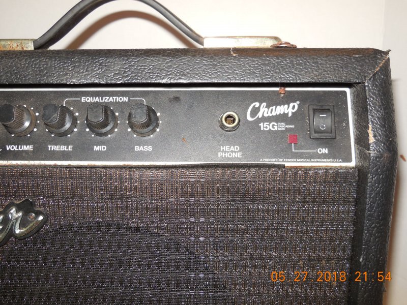 Image 5 of Fender Squier Champ 15G Electric Guitar Practice Amp Rare HTF