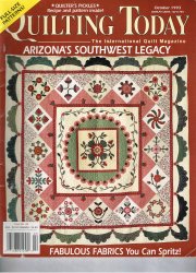 Quilting Today Magazine October 1993