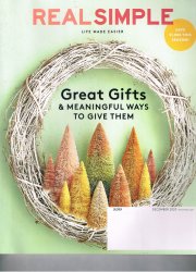 Real Simple Magazine December 2020