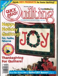 Quick and Easy Quilting Magazine December 2000