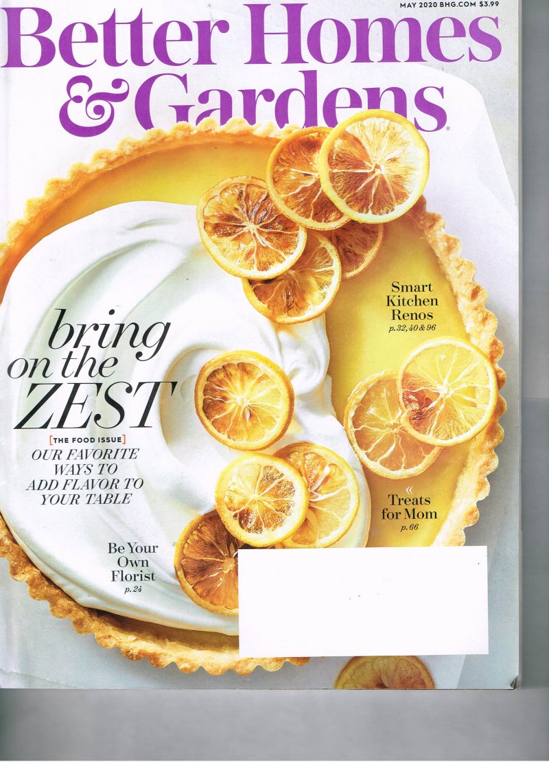 Better Homes and Gardens Magazine May 2020