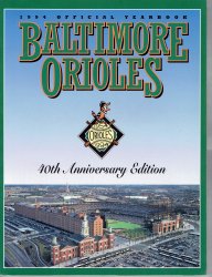 1994 Baltimore Orioles Yearbook Camden Yards 40th Anniversary
