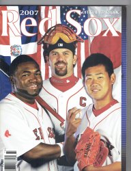 2007 Boston Red Sox Official Yearbook WS Year