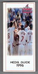 1996 Cleveland Indians Media Guide MLB Baseball