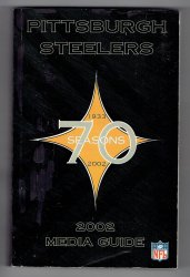 2002 Pittsburgh Steelers Media Guide NFL Football
