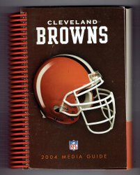 2004 Cleveland Browns Media Guide NFL Football