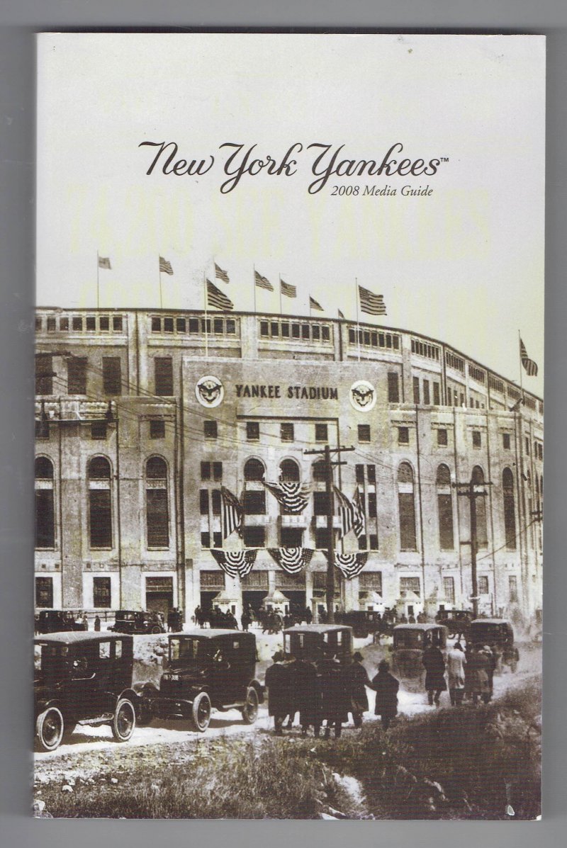Image 0 of 2008 New York Yankees Media Guide MLB Baseball