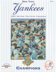 1997 New York Yankees Spring Training Magazine Program