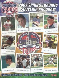 2005 Minnesota Spring Training Magazine Program