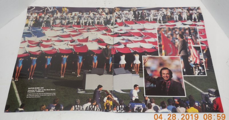 Image 3 of Neil Diamond 1987 Headed For the Future Tour Concert Program Souvenir Book HTF