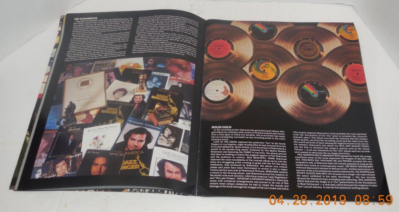 Image 6 of Neil Diamond 1987 Headed For the Future Tour Concert Program Souvenir Book HTF