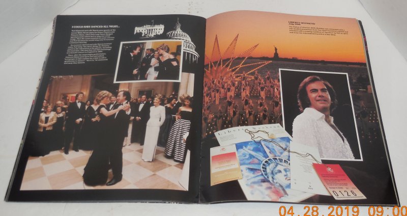Image 10 of Neil Diamond 1987 Headed For the Future Tour Concert Program Souvenir Book HTF
