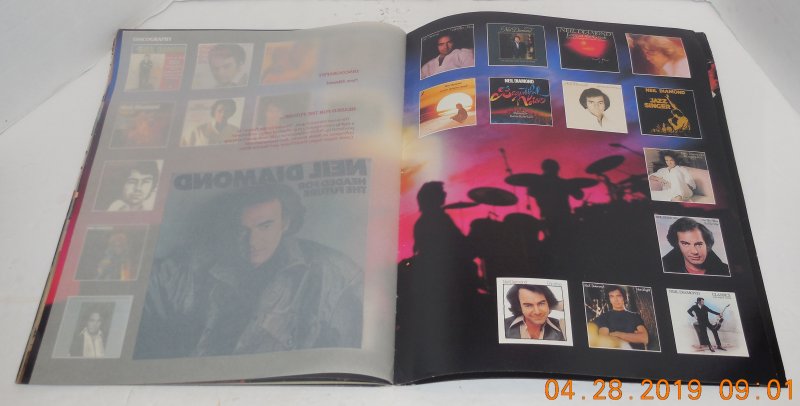 Image 14 of Neil Diamond 1987 Headed For the Future Tour Concert Program Souvenir Book HTF