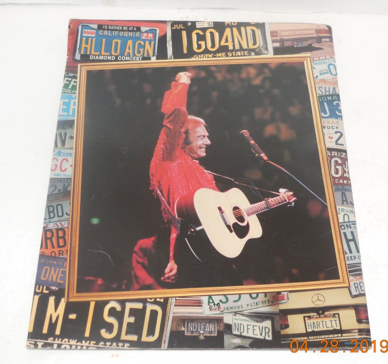Image 2 of Neil Diamond 1987 Headed For the Future Tour Concert Program Souvenir Book HTF