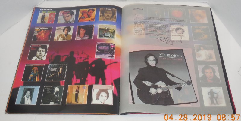 Image 11 of Neil Diamond 1989 Best Years Of Our Lives Tour Concert Program Souvenir Book HTF