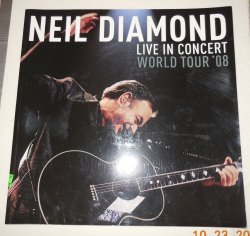 Neil Diamond 2008 08 Collector's World Tour Guide Program Souvenir Book