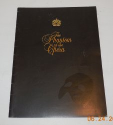 The Phantom Of the Opera Souvenir Program rare VHTF
