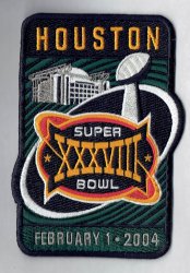 Super bowl XXXVIII 38 2004 Houston Patch