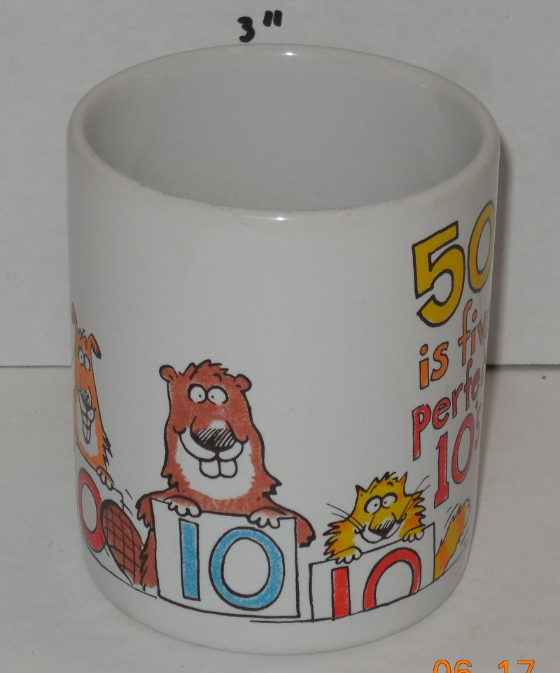 Image 1 of 50 is 5 perfect 10 Coffee Mug Cup Ceramic