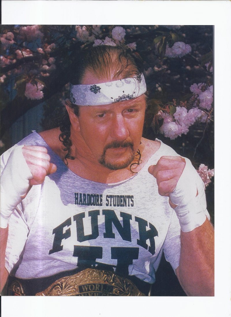 Image 0 of Terry Funk 8x10 Unsigned Photo Wrestling WWE WWF WCW AWA TNA