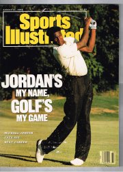1989 Sports Illustrated August 14th Michael Jordan Golf