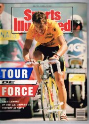 1989 Sports Illustrated July 31st Tour De France Greg Lemond