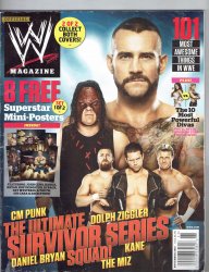 wwe wwf magazine November 2012 CM Punk Kane