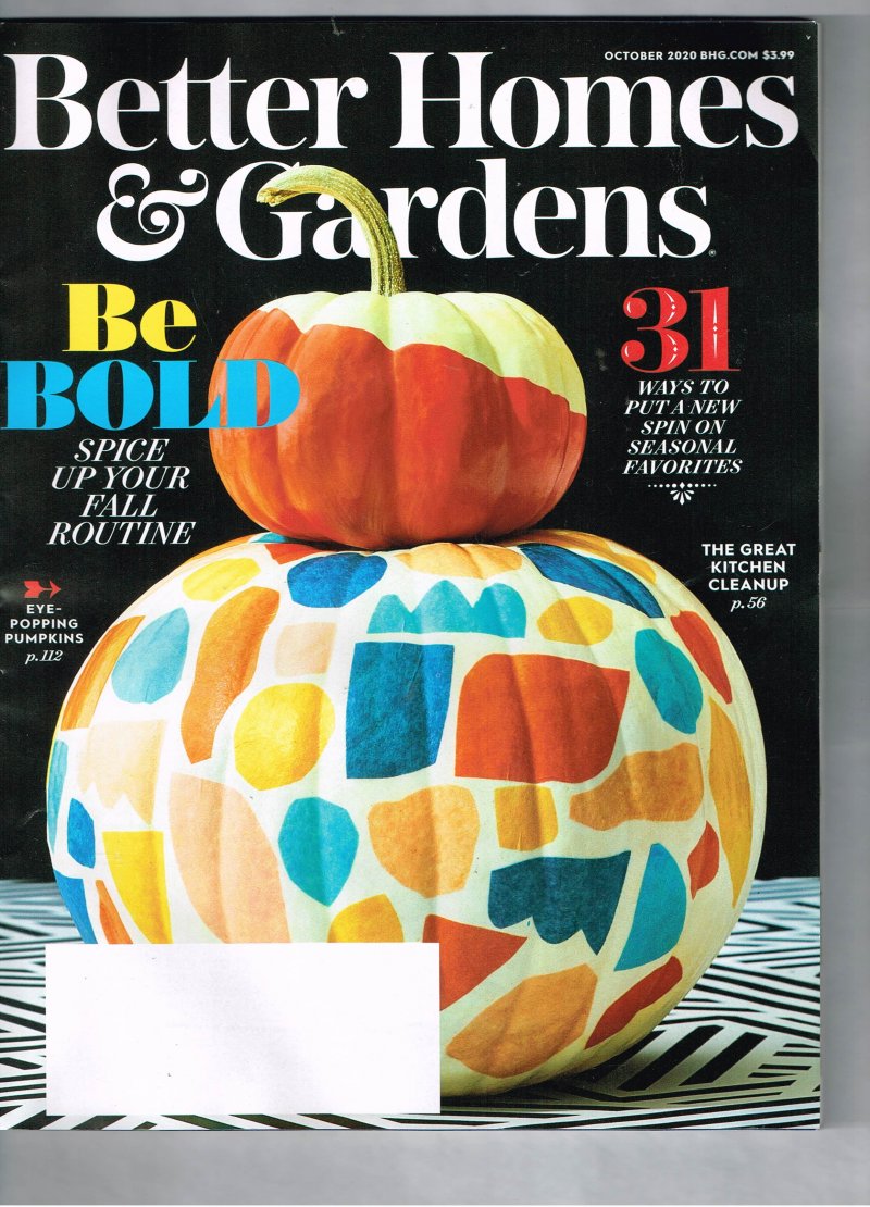 Better Homes and Gardens Magazine October 2020