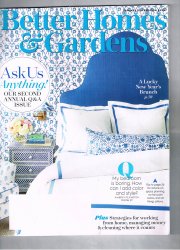 Better Homes and Gardens Magazine January 2021