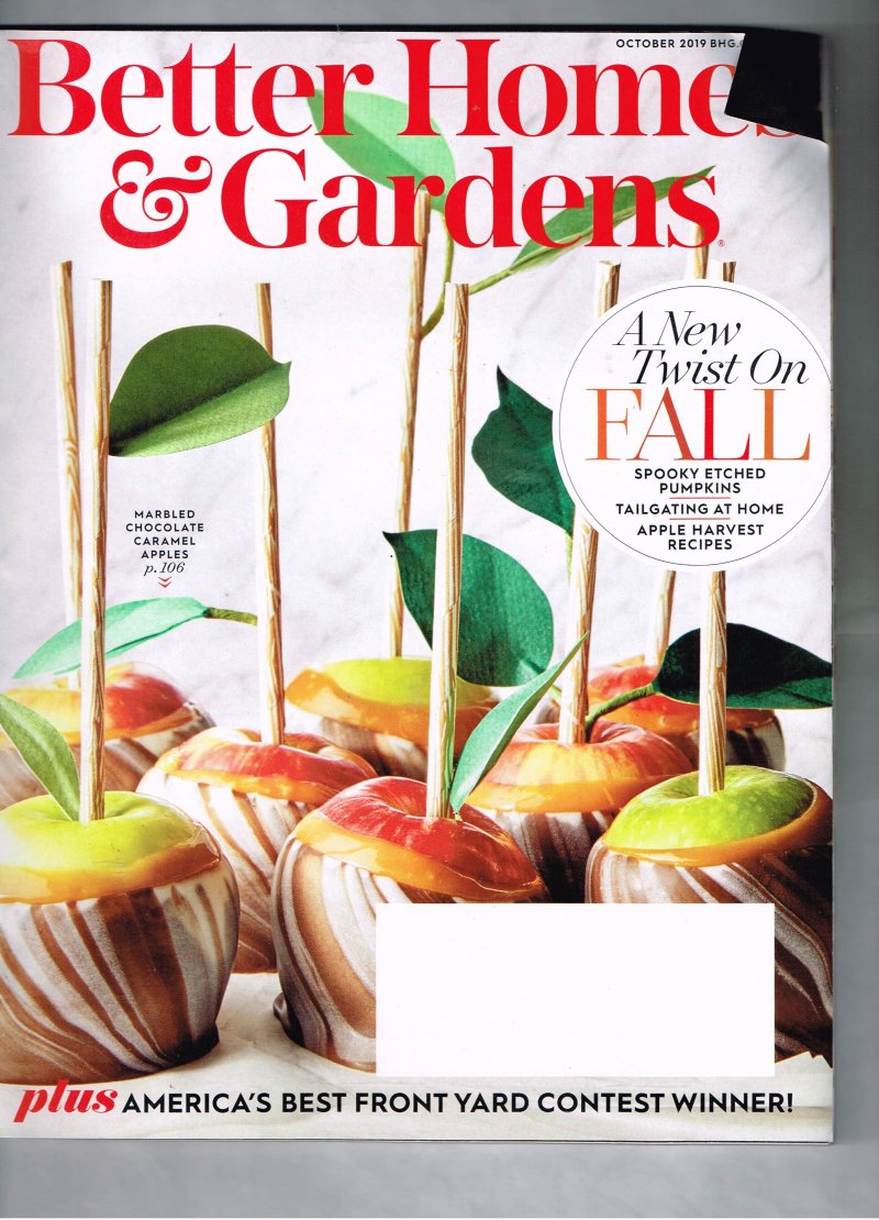 Better Homes and Gardens Magazine October 2019