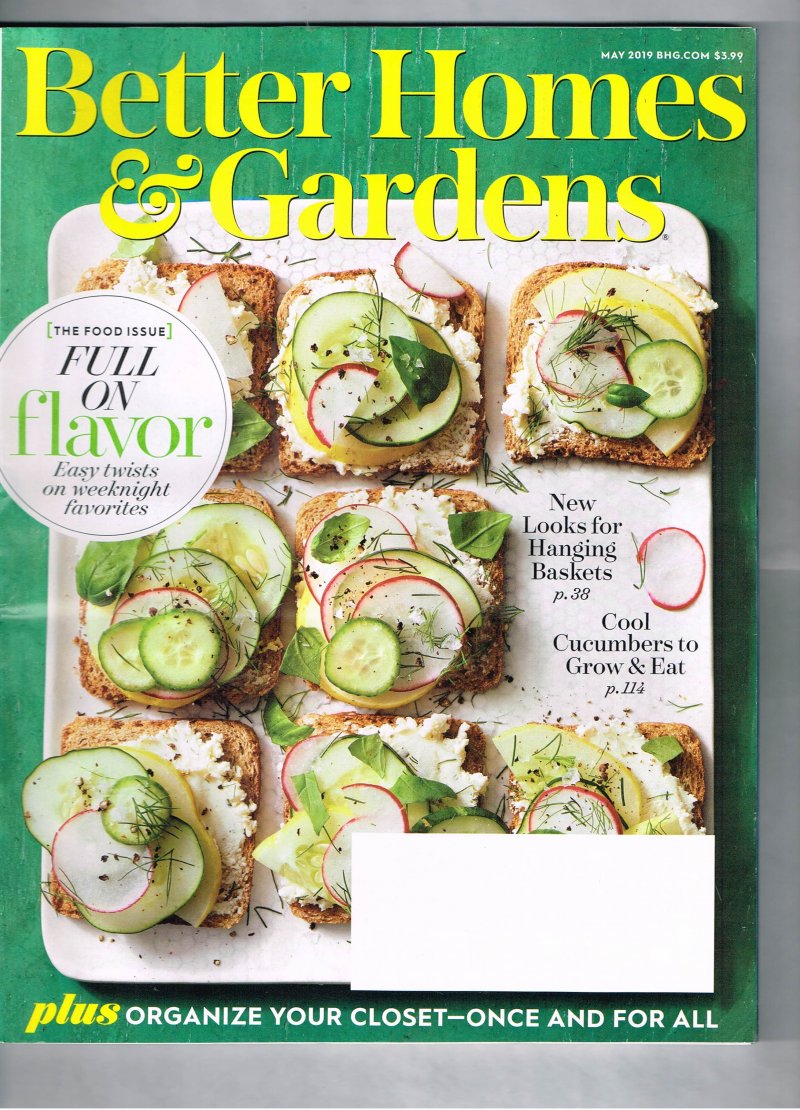 Better Homes and Gardens Magazine May 2019