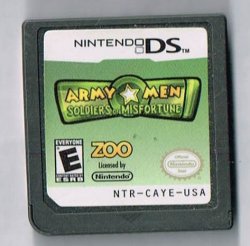 Nintendo DS Army Men Soldiers Of Misfortune video Game Cart