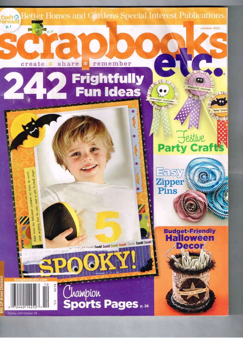 Scrapbooks Ect. Magazine October 2011