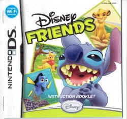 Nintendo DS Disney Friends Instruction Manual only