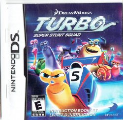 Nintendo DS Disney Turbo Super Stunt Squad instruction Manual only
