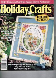 Better Homes and Garden Holiday Crafts Magazine Spring Summer 1997