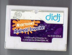 leapFrog DiDj Game Cart Android Invasion