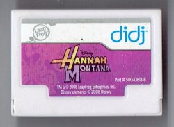 leapFrog DiDj Game Cart Hannah Montana
