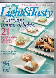 Taste Of Home Light and Tasty Magazine December January 2006