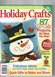 Better Homes and Garden Holiday Crafts Magazine Fall Winter 2009